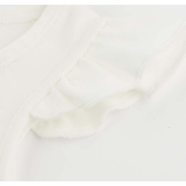 Butterfly Pink/Pink Silver Tulle Flutter Tank, Cream - Tank Tops - 4