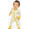 Happy Honey Bees Bamboo Convertible Baby Pajamas - Footie Pajamas - 5