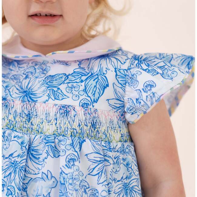 Beatrix Girl Set, Blue - Dresses - 4