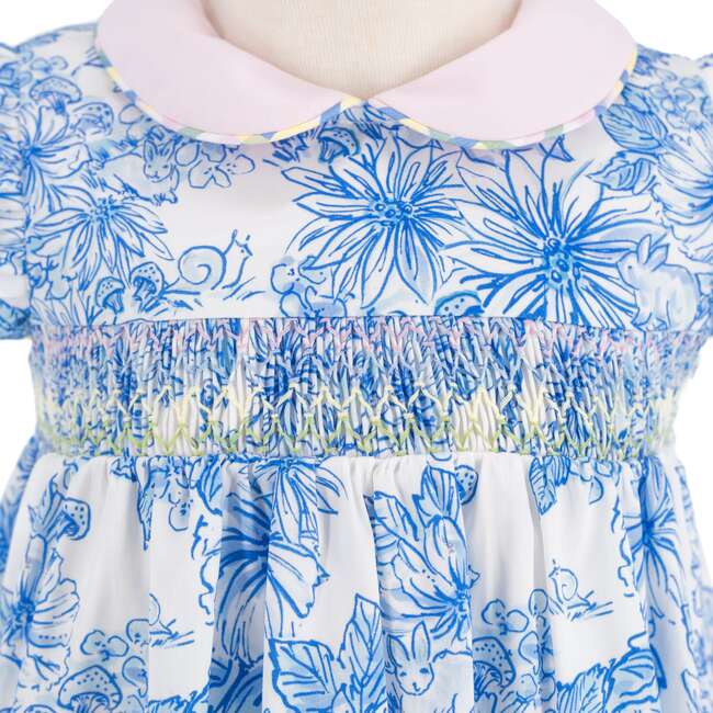 Beatrix Girl Dress, Blue - Dresses - 3