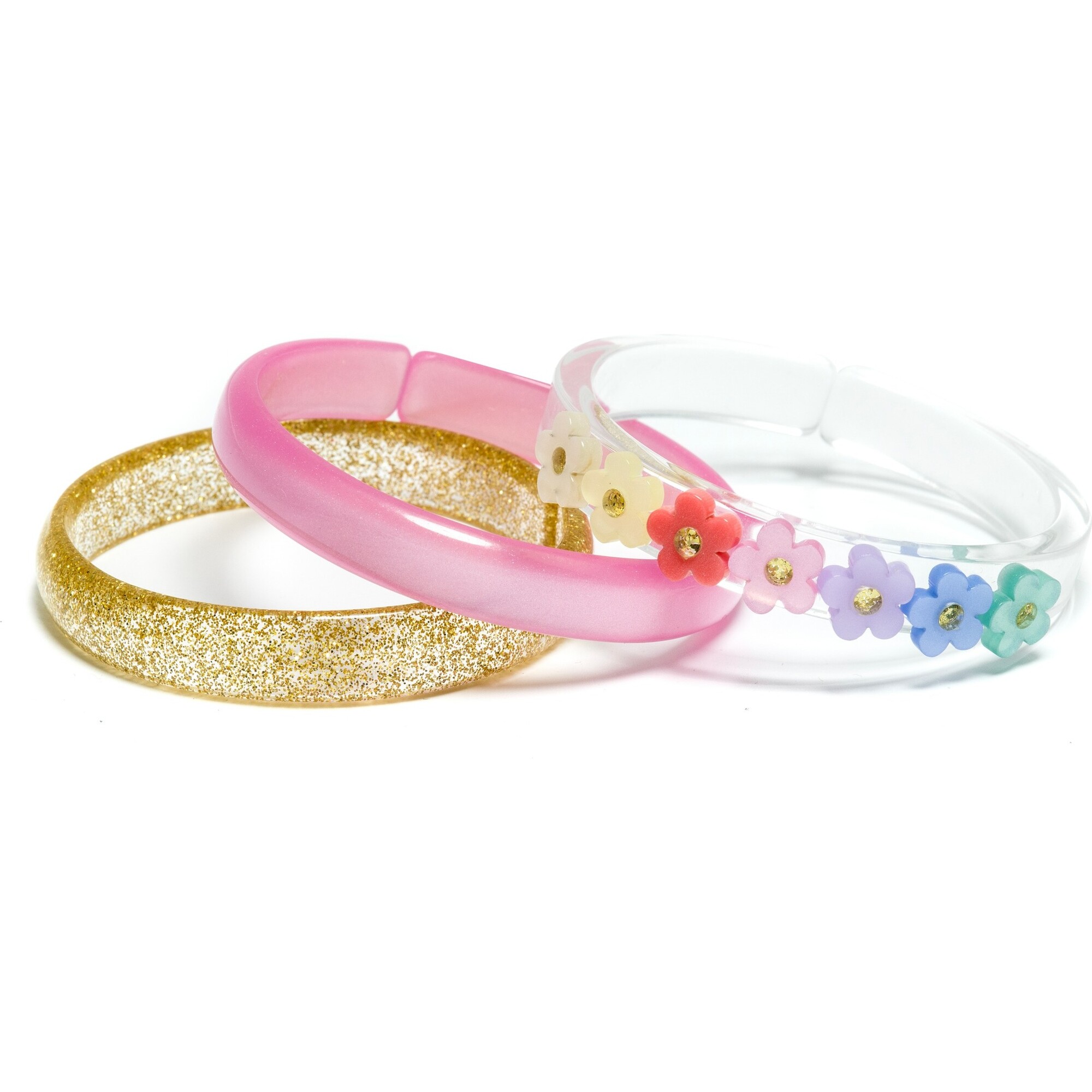 Flowers Spring Colors Bangles - Bracelets - 1