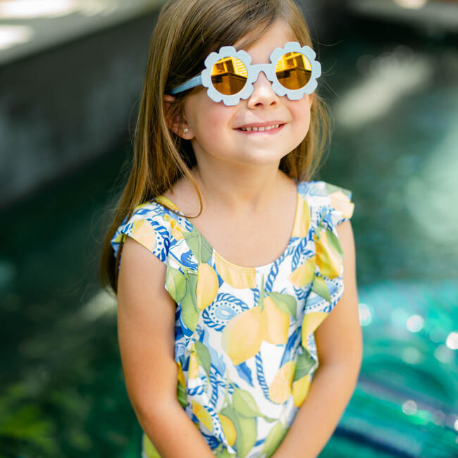 The Positano - Girls Ruffle One Piece UPF 50+ - One Pieces - 2