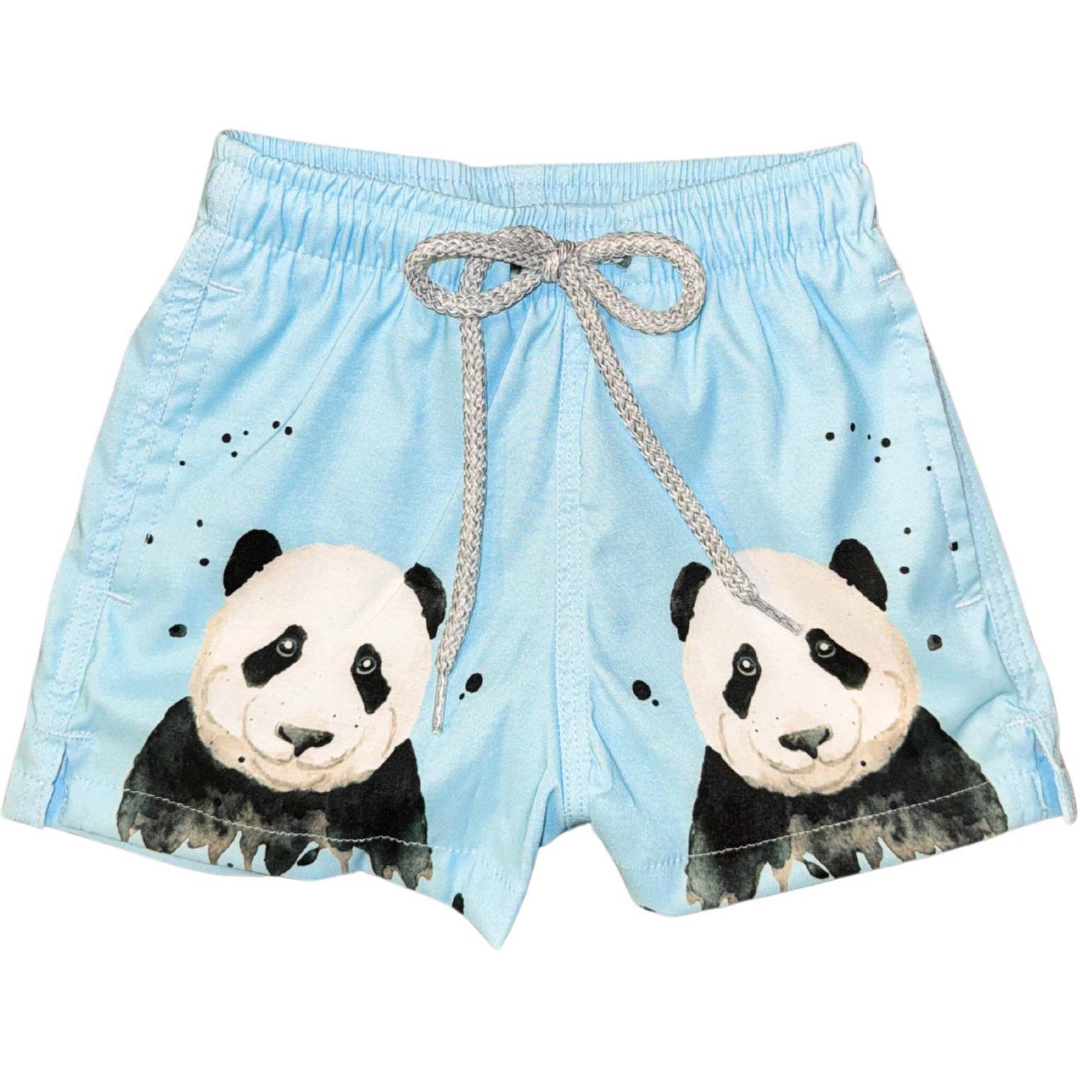 The Panda Party - Blue - Boys Swim Trunks UPF 50+ - Swim Trunks - 1