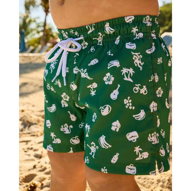 The Monkey Business - Boys Swim Trunks UPF 50+ - Swim Trunks - 4