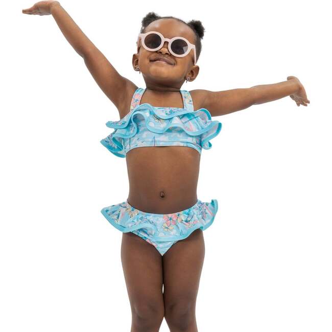 The BVIs - Girls Ruffle Bikini UPF 50+