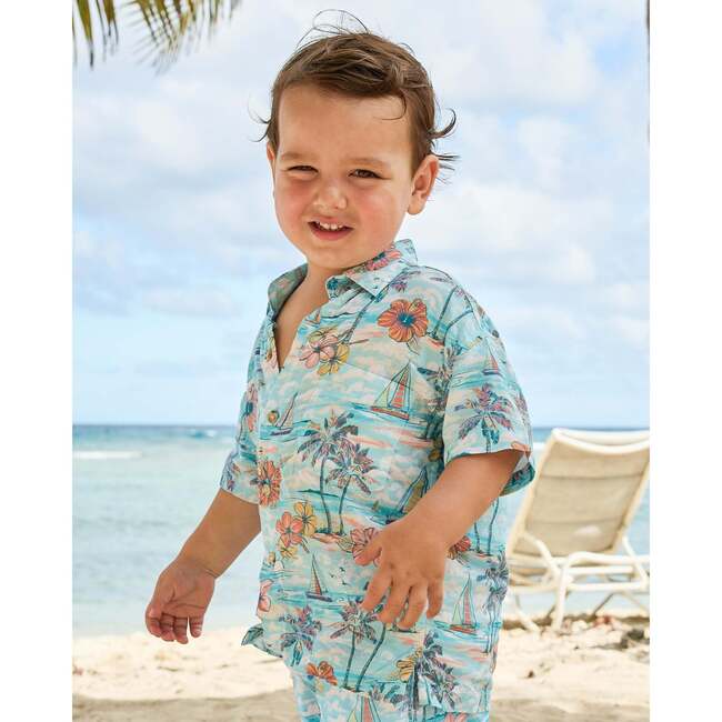 The BVIs - Boys Hawaiian Shirt