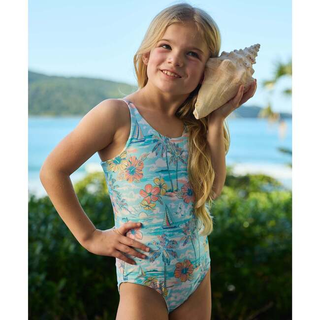The BVIs - Girls Ruffle One Piece UPF 50+ - One Pieces - 3