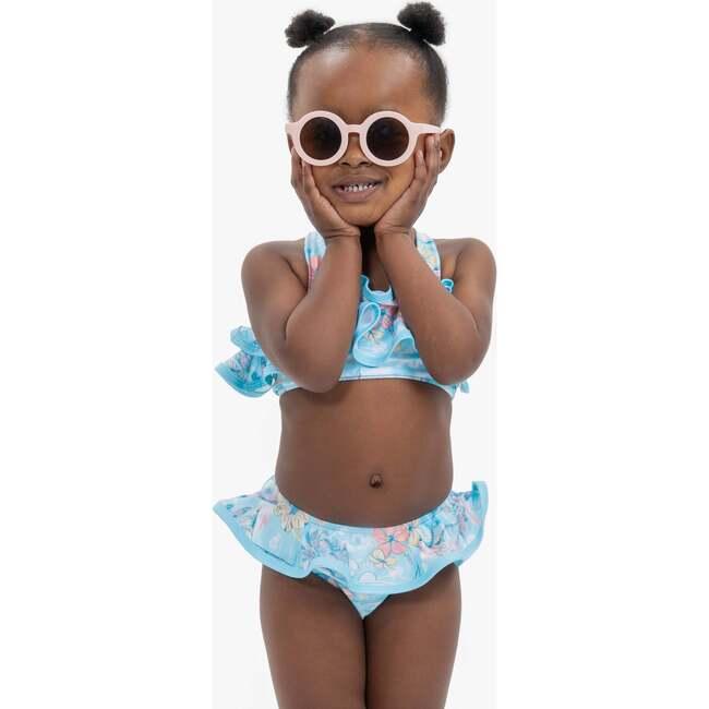 The BVIs - Girls Ruffle Bikini UPF 50+ - Two Pieces - 3