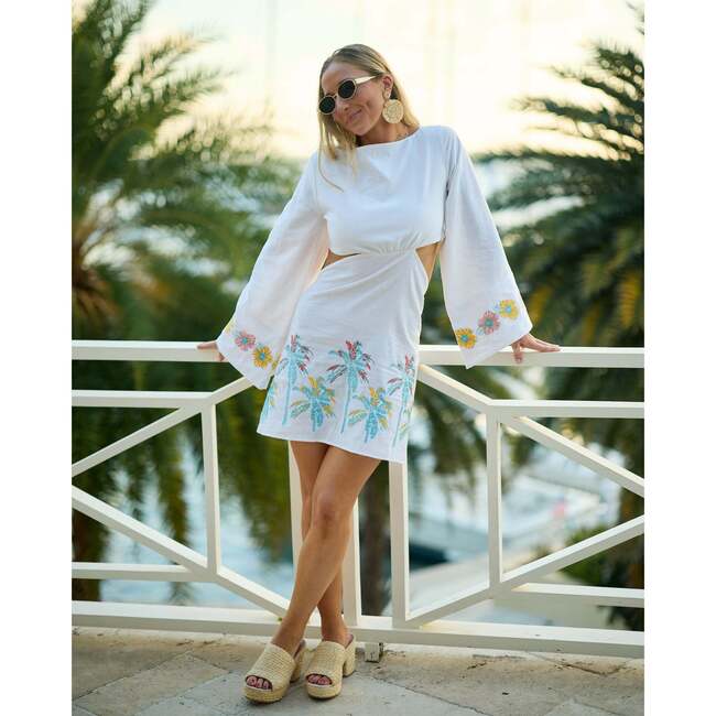 The BVIs - Embroidered Long Sleeve Dress - Dresses - 6