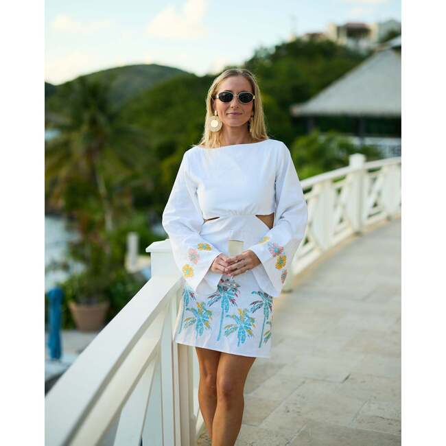 The BVIs - Embroidered Long Sleeve Dress - Dresses - 7