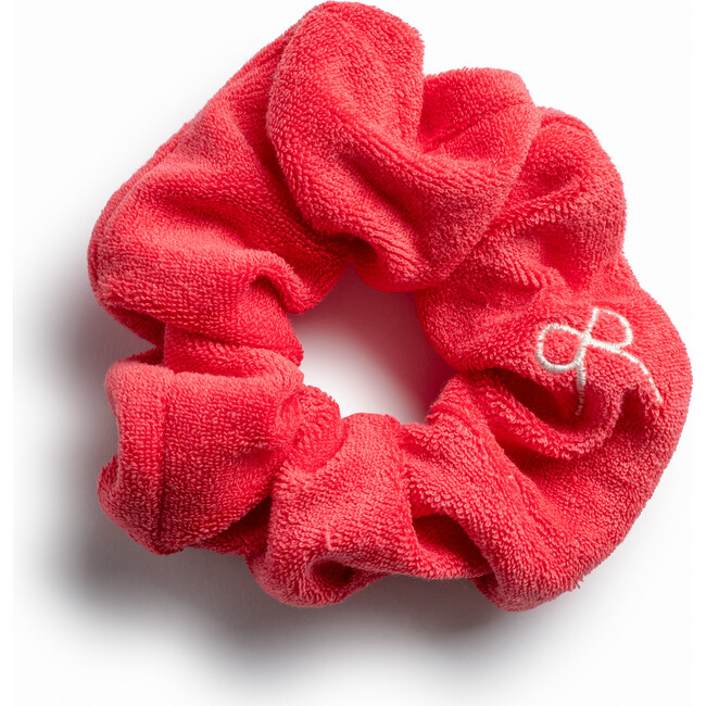 Signature Terry Logo Scrunchie, Strawberry