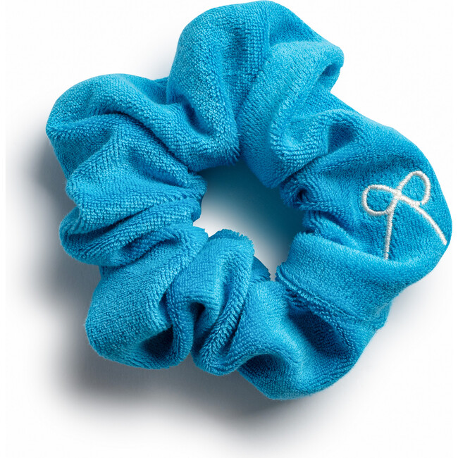 Signature Terry Logo Scrunchie, Teal