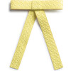 Poppy Braided Woven Patent Clip, Lemon - Hair Accessories - 1 - thumbnail