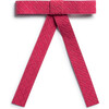 Poppy Braided Woven Patent Clip, Rose - Hair Accessories - 1 - thumbnail