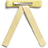 Poppy Braided Woven Patent Clip, Lemon - Hair Accessories - 2
