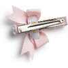 Molly Double Strand Pearl Grosgrain Bow Clip, Ballet - Hair Accessories - 2