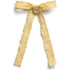 Mae Lattice Lace Long Tail Clip, Lemon - Hair Accessories - 1 - thumbnail