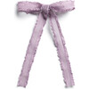 Mae Lattice Lace Long Tail Clip, Lavender - Hair Accessories - 1 - thumbnail