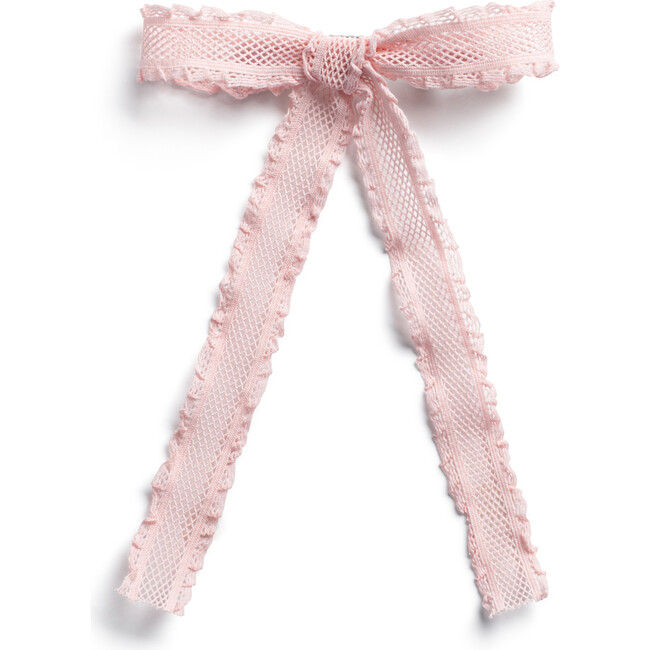 Mae Lattice Lace Long Tail Clip, Ballet