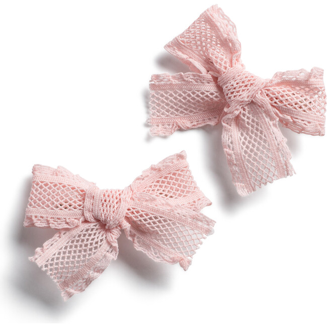 Mae Lattice Lace Double Clip Set, Ballet