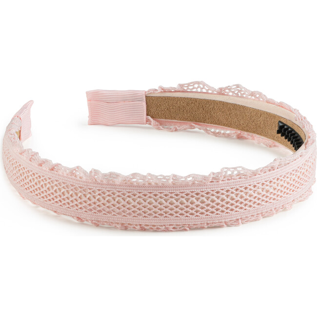 Mae Lattice Lace Headband, Ballet