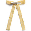 Mae Lattice Lace Long Tail Clip, Lemon - Hair Accessories - 2