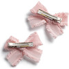 Mae Lattice Lace Double Clip Set, Ballet - Hair Accessories - 2