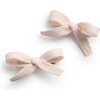 Hopscotch Twill Double Clip Set, Pale Pink - Hair Accessories - 1 - thumbnail