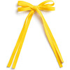 Hopscotch Twill Long Tail Clip, Yellow - Hair Accessories - 1 - thumbnail