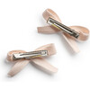 Hopscotch Twill Double Clip Set, Pale Pink - Hair Accessories - 2