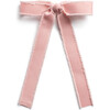 Dahlia Deconstructed Grosgrain Ribbon Long Tail Clip, Mauve - Hair Accessories - 1 - thumbnail