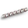 Crystal Satin Clip, Mauve - Hair Accessories - 1 - thumbnail