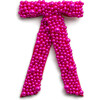 Becca Pearl Bow Clip, Fuschia - Hair Accessories - 1 - thumbnail