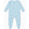 Turtles Ribbed Two Way Zip Up Sleepsuit - Footie Pajamas - 1 - thumbnail