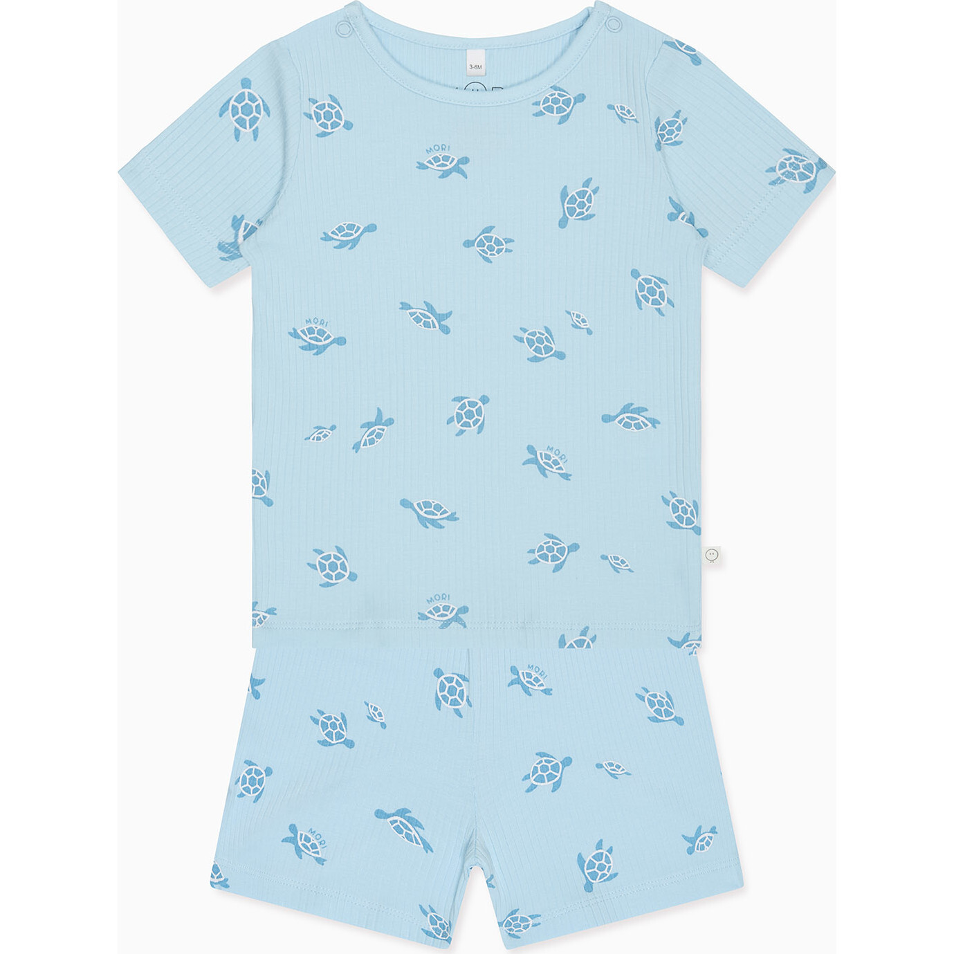 Turtles Ribbed Summer Pajamas - Pajamas - 1
