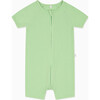 Ribbed Summer Zip Up Sleepsuit - Pajamas - 1 - thumbnail