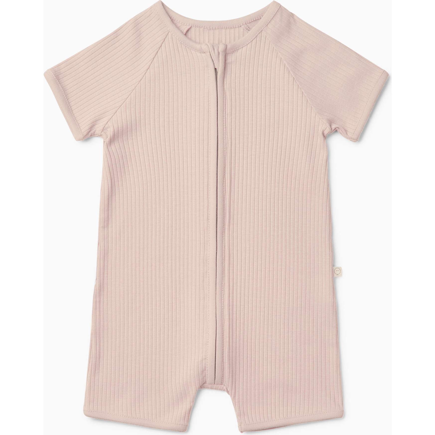 Ribbed Summer Zip-Up Sleepsuit - Pajamas - 1
