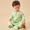 Ribbed Two Way Zip Up Sleepsuit - Footie Pajamas - 2