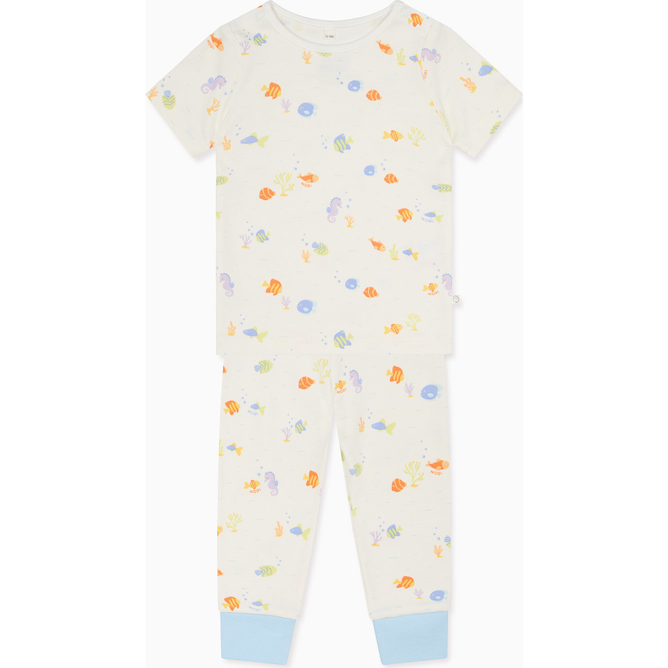 Little Fish Short Sleeve Pajamas - Pajamas - 1