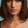 Bezel Tennis Necklace - Earrings - 2