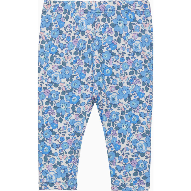 Little Liberty Print Betsy Leggings, Blue Betsy - Leggings - 1
