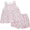 Mila Sleeveless Short Set, Lilac Multi - Mixed Apparel Set - 1 - thumbnail