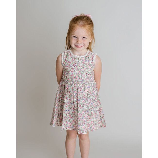 Mila Sleeveless Dress, Lilac Multi - Dresses - 2
