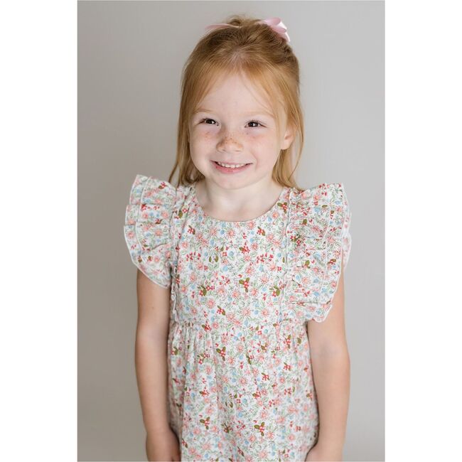 Selena Ruffle Dress, Pink Multi - Dresses - 3