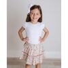 Floral Ruffle Skort Set, Pink Multi - Skirts - 2