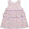 Floral Peplum Dress, Lilac Multi - Dresses - 1 - thumbnail