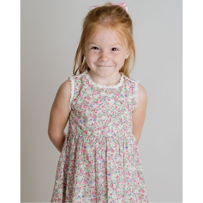 Mila Sleeveless Dress, Lilac Multi - Dresses - 3