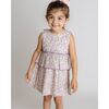 Floral Peplum Dress, Lilac Multi - Dresses - 2