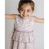 Floral Peplum Dress, Lilac Multi - Dresses - 3