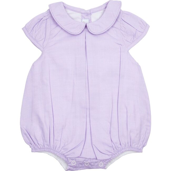 Elena Pique Bubble Romper, Lilac